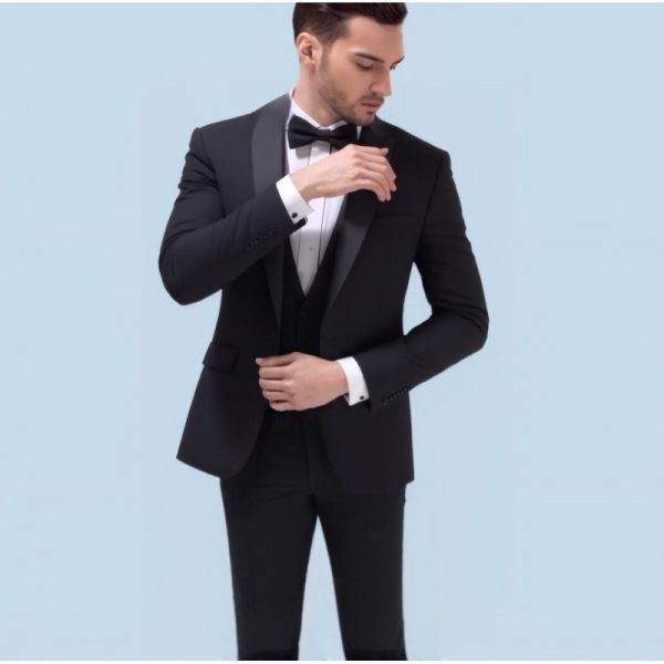 Big Size Men's Suit Set Business Formal Slim Fit  Version Casual Tuxedo Two-Piece Set Groom Wedding Dress - Image 3