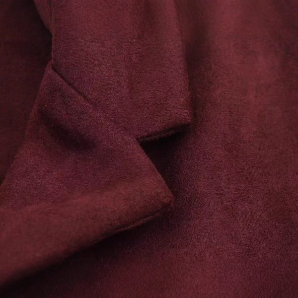 Women's collar long sleeved suede textured suit jacket - Image 4