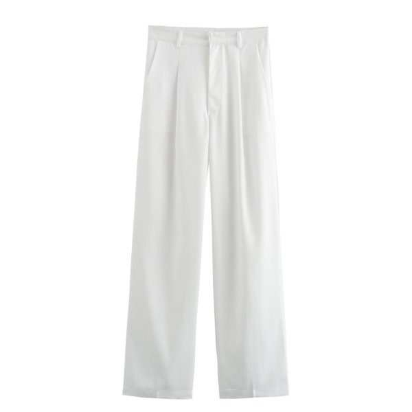 Women's Fashion Short Jacket Suit with Long Pants - Image 8